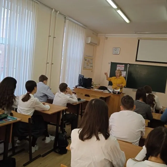 Беседа о здоровом образе жизни прошла в школе № 18