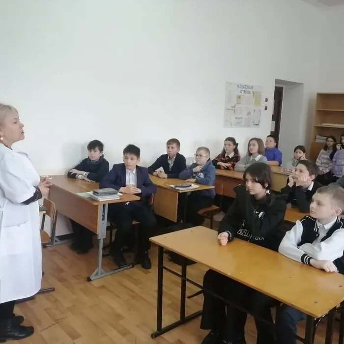 Беседа о здоровом образе жизни прошла в школе № 14